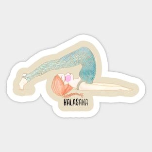 Halasana Sticker